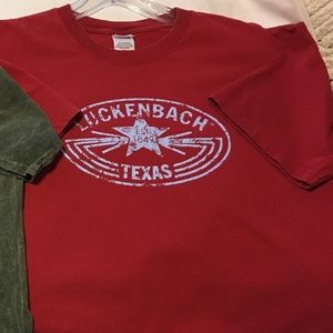 Texas travel tee—Luckenbach Texas